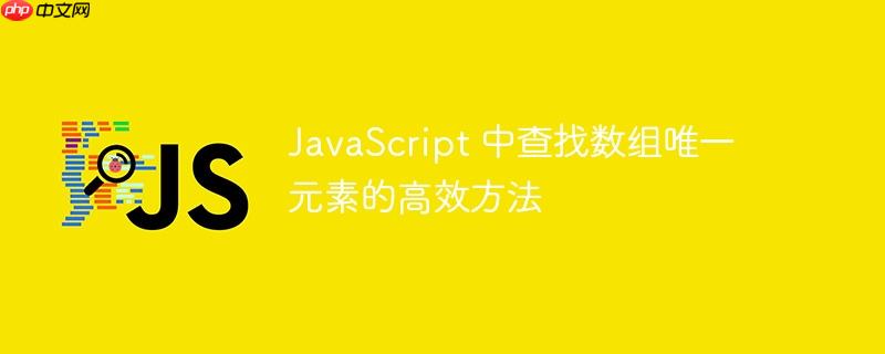 JavaScript 中查找数组唯一元素的高效方法-小浪学习网
