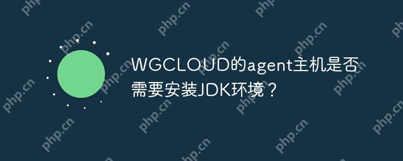 WGCLOUD的agent主机是否需要安装JDK环境？-小浪学习网