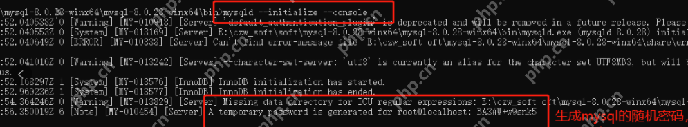 windows安装MYSQL windows安装MYSQL