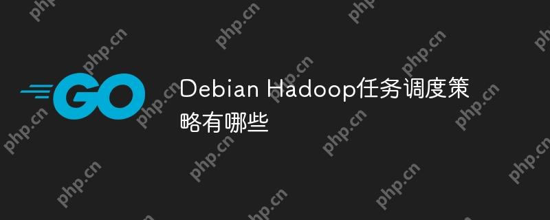 Debian Hadoop任务调度策略有哪些-小浪学习网