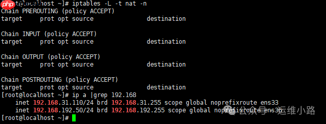Linux防火墙-案例(二)nat表 Linux防火墙-案例(二)nat表