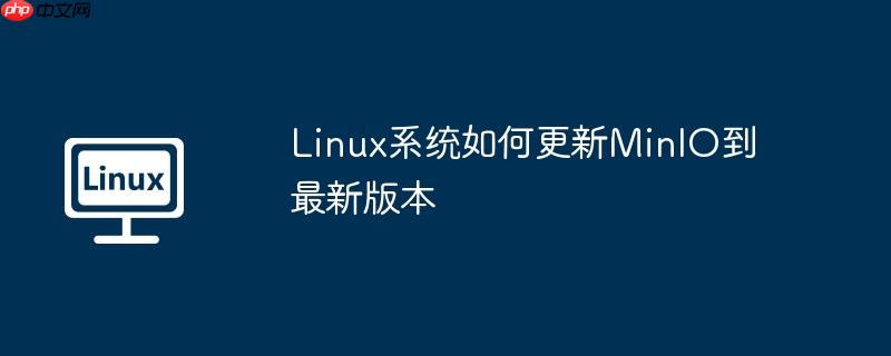 Linux系统如何更新MinIO到最新版本-小浪学习网