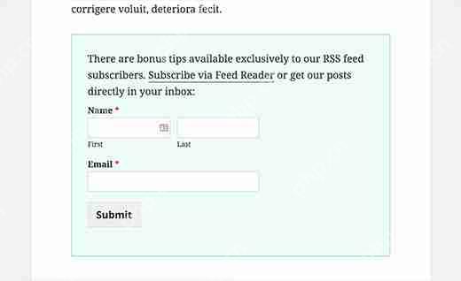 如何在 WordPress 中仅向 RSS 订阅者显示内容