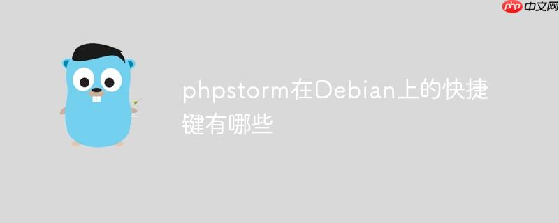 phpstorm在Debian上的快捷键有哪些-小浪学习网