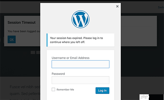 如何在 WordPress 中自动注销空闲用户