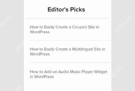 如何在 WordPress 中显示最新置顶帖子-小浪学习网